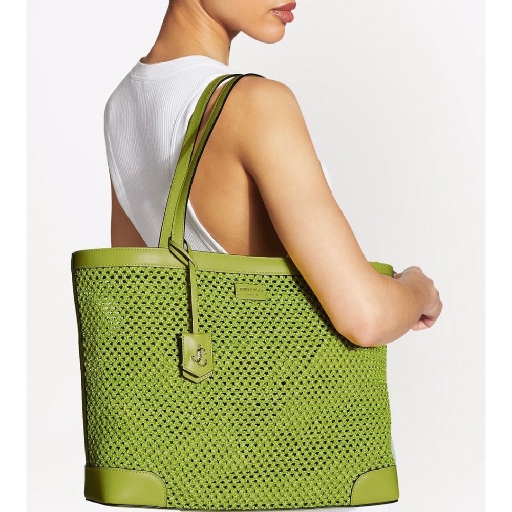 JIMMY CHOO Green Tote Bag - NEW